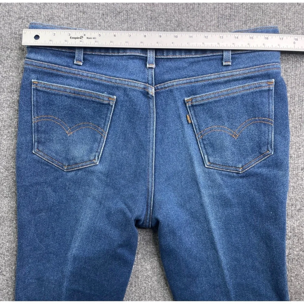 Levi's With A‎ Skosh More Room Jeans Mens 36x31 Blue Vintage Orange Tab Denim